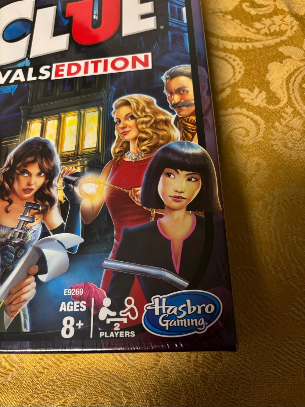 Hasbro CLUE Rivals Edition Board Game - Black, Red, Blue